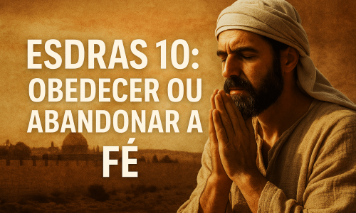 Esdras 10 - Obedecer ou abandonar a fé